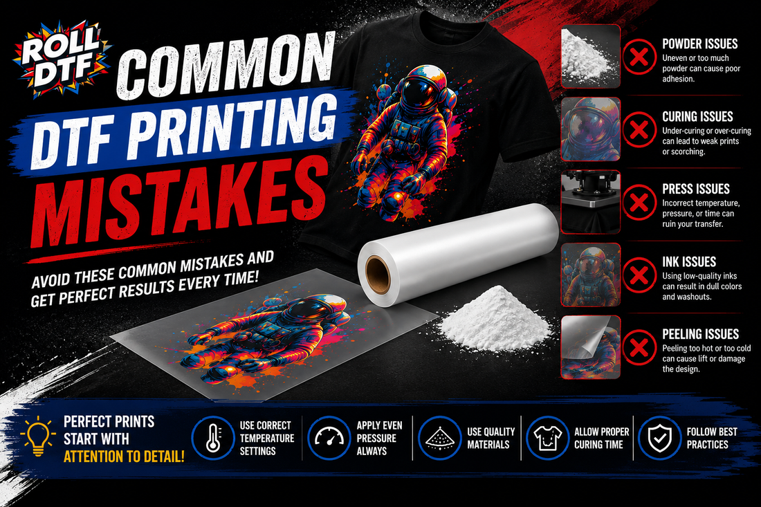 7 Common DTF Pressing Mistakes (And How to Avoid Them)