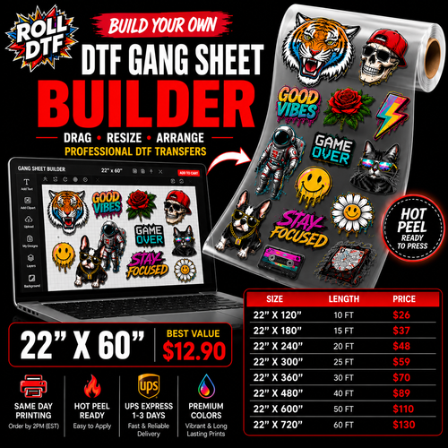 Build a DTF Gang Sheet