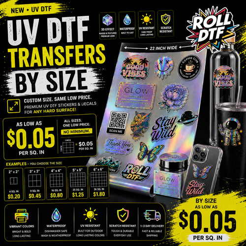 UV DTF by Size