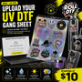 Upload a UV DTF Gang Sheet